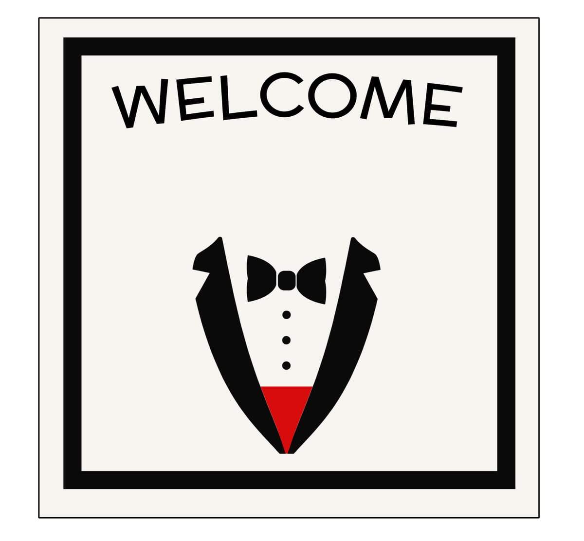 🤵 Tuxedo Cocoon Swaddle Set