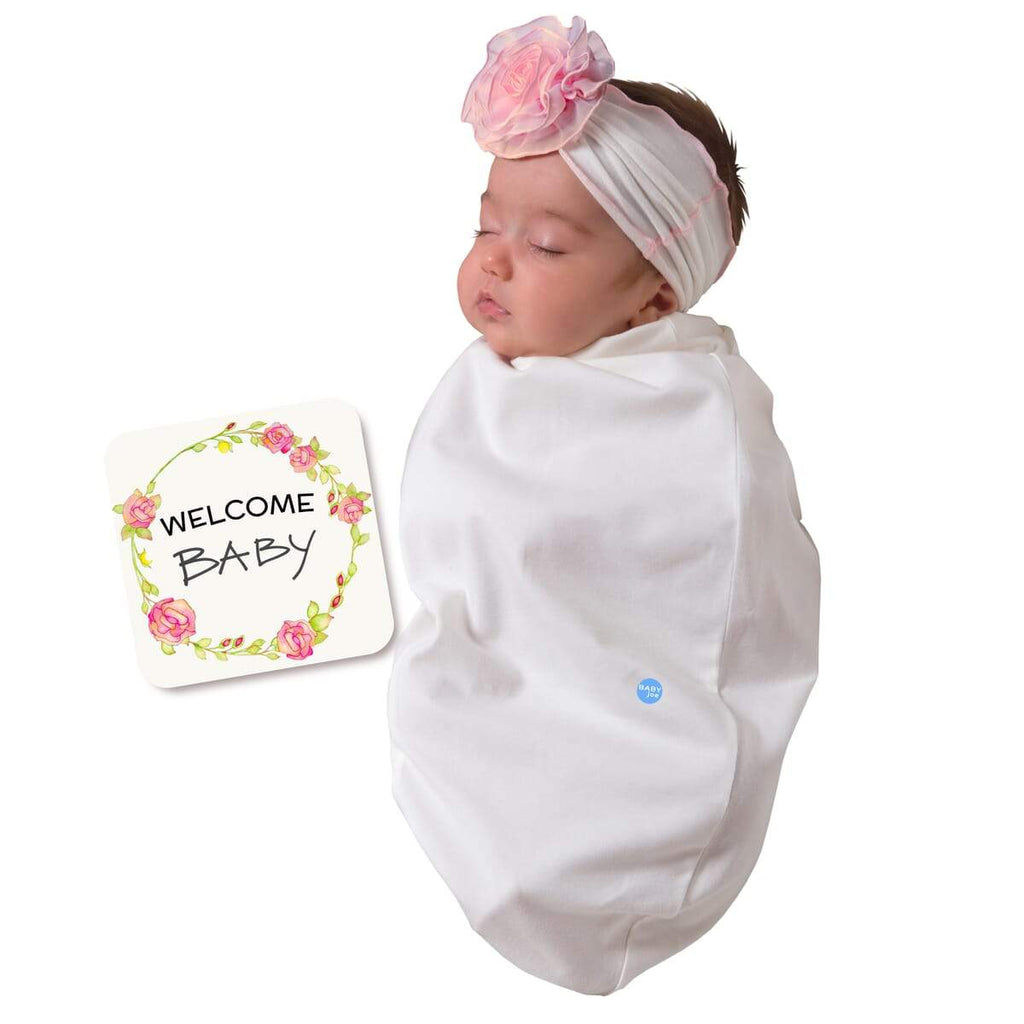 🌹 Chiffon Rose Cocoon Swaddle Set
