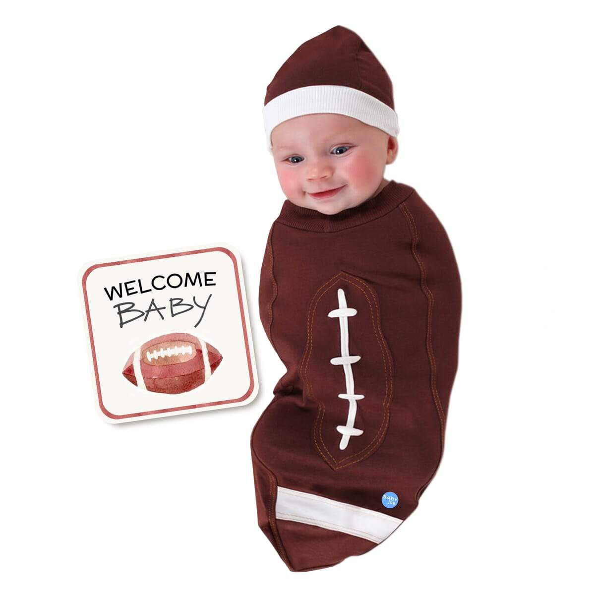 🏈 Football Cocoon Swaddle Set