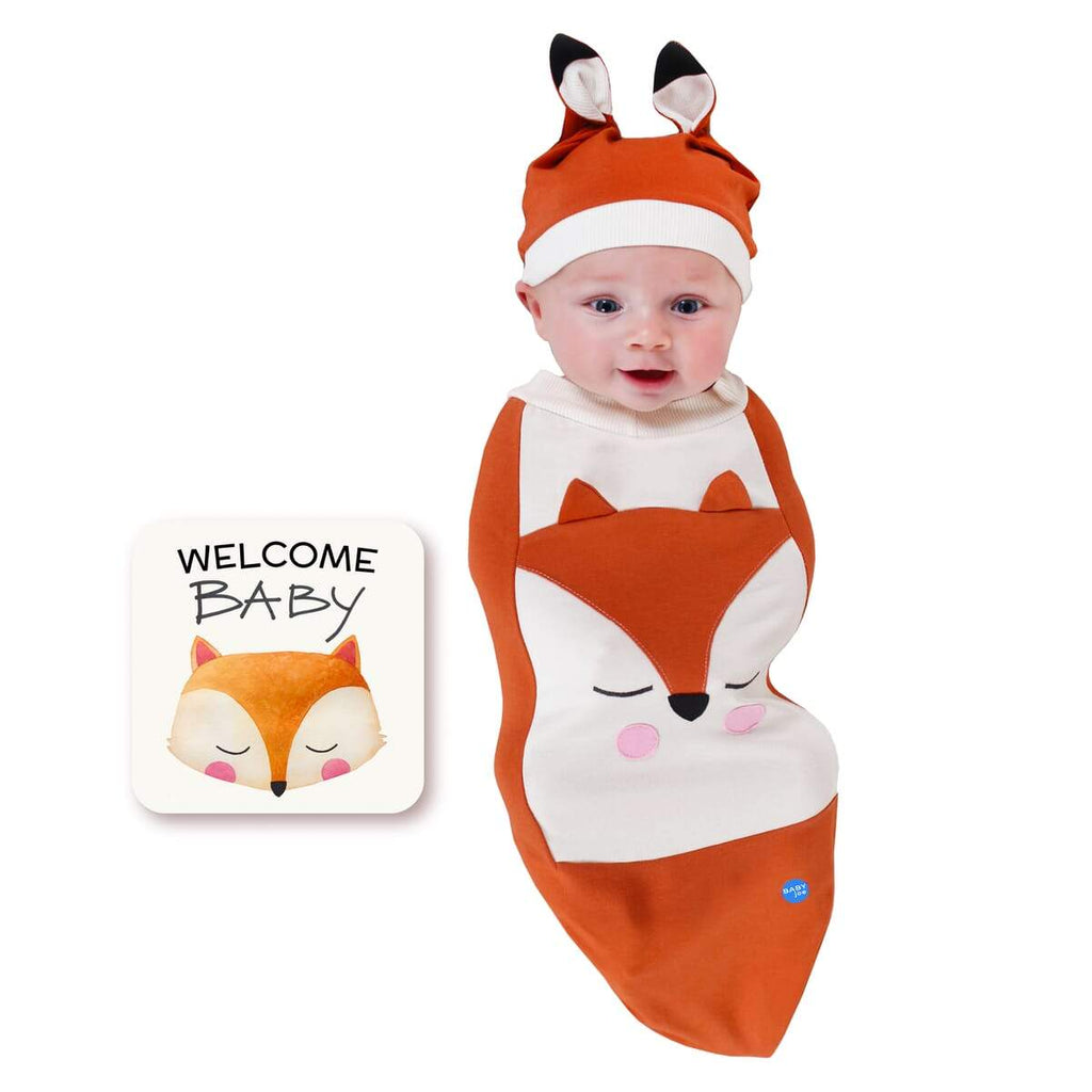 🦊 Fox Cocoon Swaddle Set