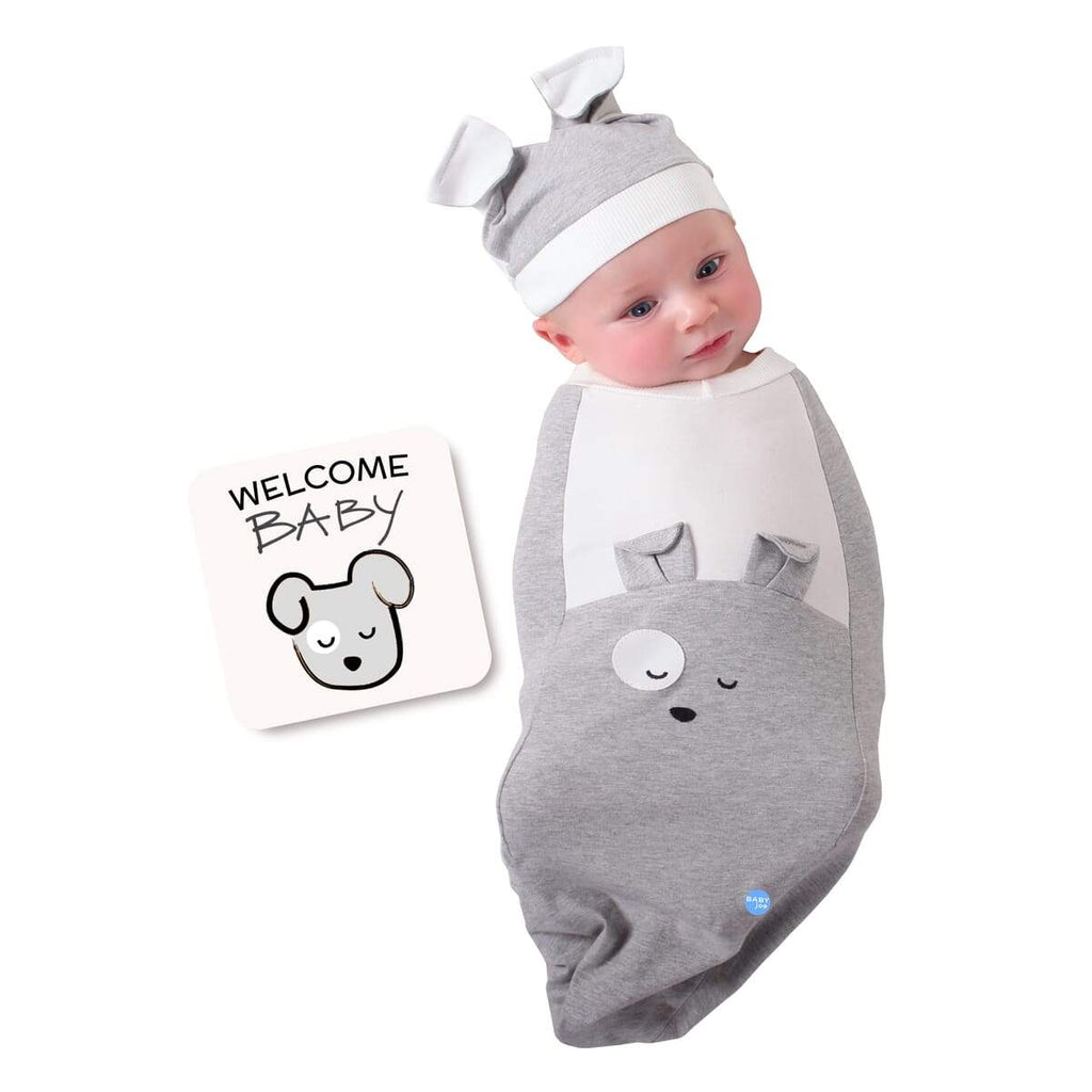 🐶 Happy Pup Cocoon Swaddle Set